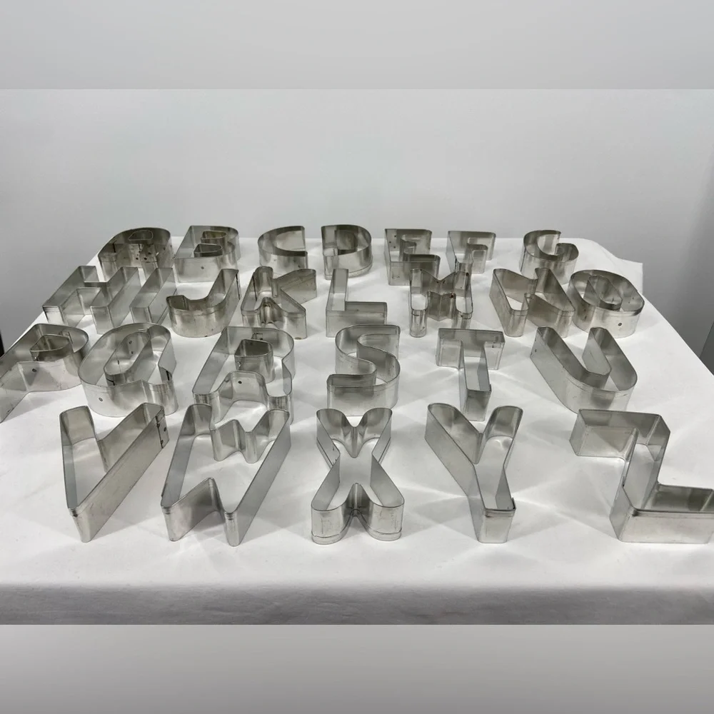 Cookie Cutter Set Alphabet 3